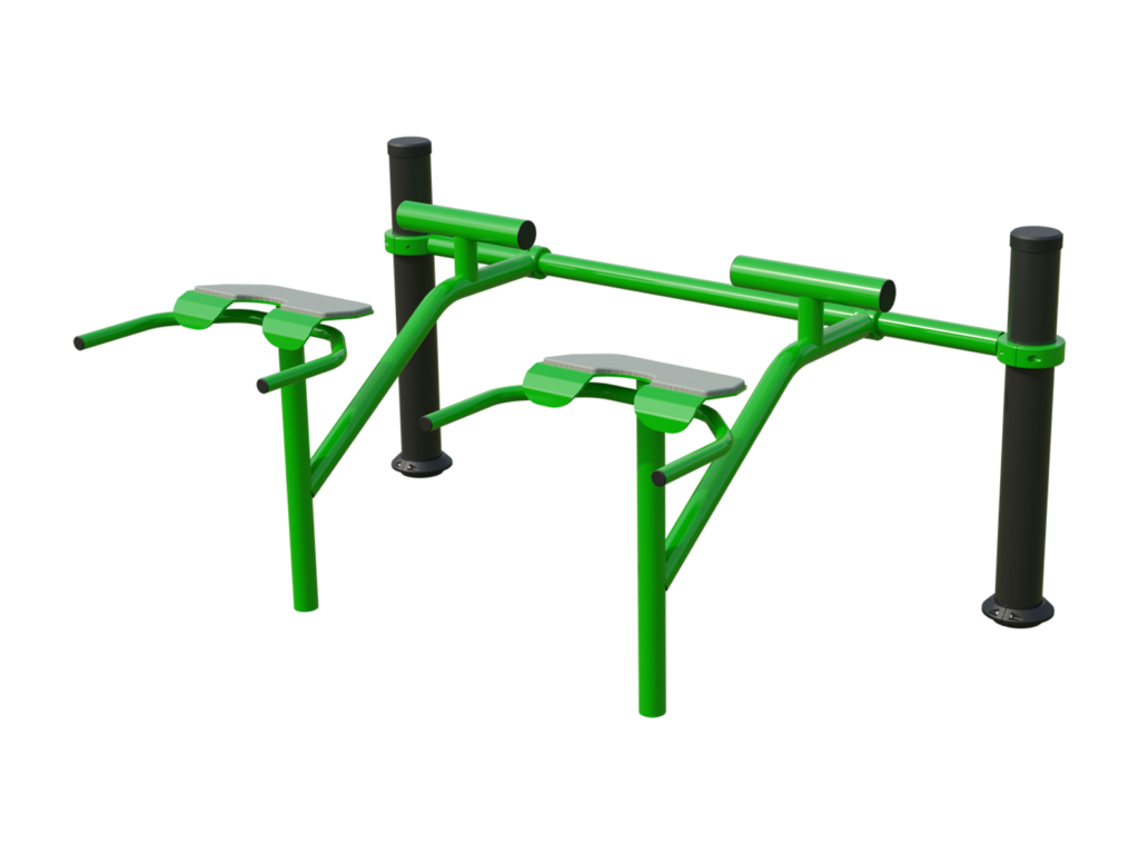 BESTRONG Outdoor Double Bench 1900 – Functional Training for Core and Spine