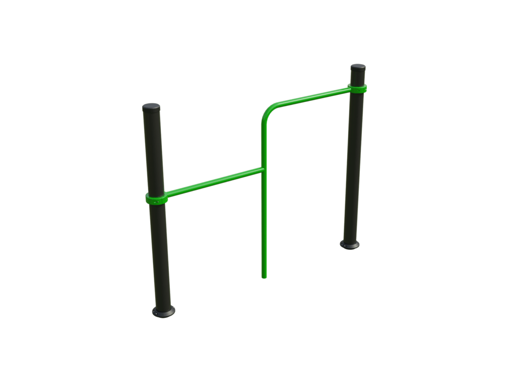 BESTRONG Low Pull-Up & Dip Bar – Compact Outdoor Fitness Equipment