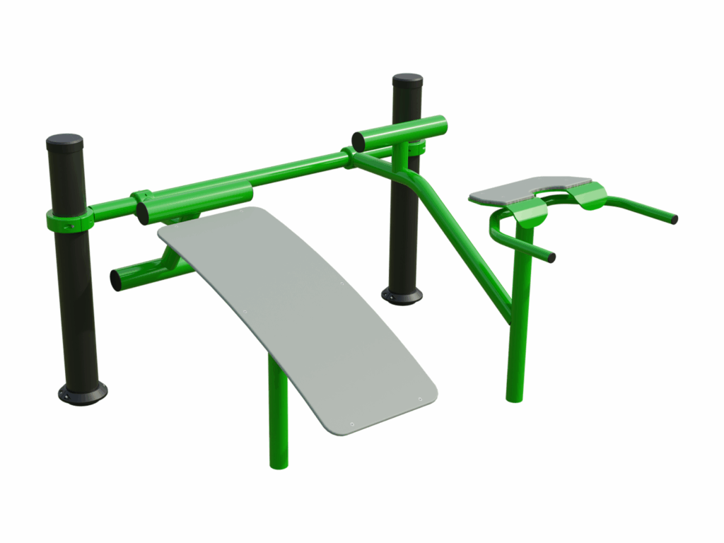 BESTRONG AB & Back Trainer 1500 – Outdoor Core and Lower Back Equipment