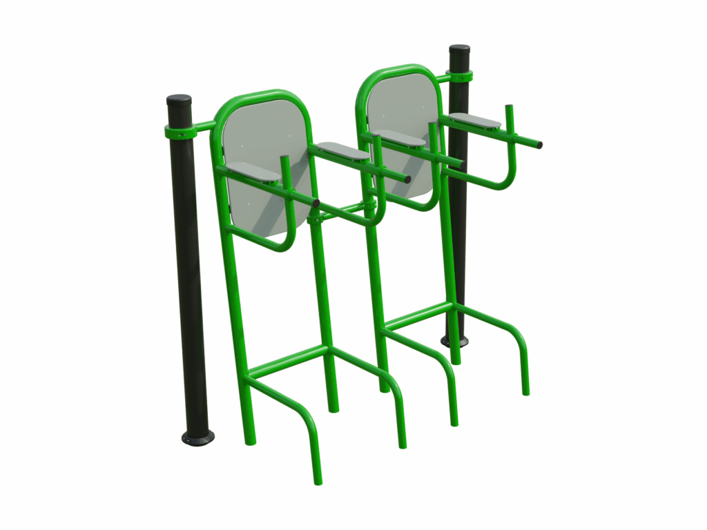 BESTRONG Outdoor Double Multifunctional Trainer – Calisthenics & Strength Station
