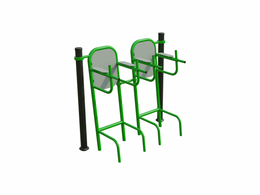 BESTRONG Double Multifunctional Trainer – Dual Outdoor Fitness Station