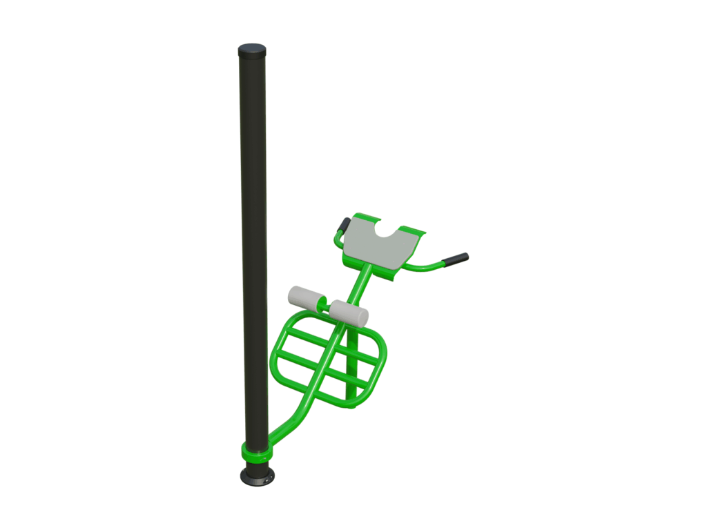 Hyperextension Bench by BESTRONG for Outdoor Core and Back Training