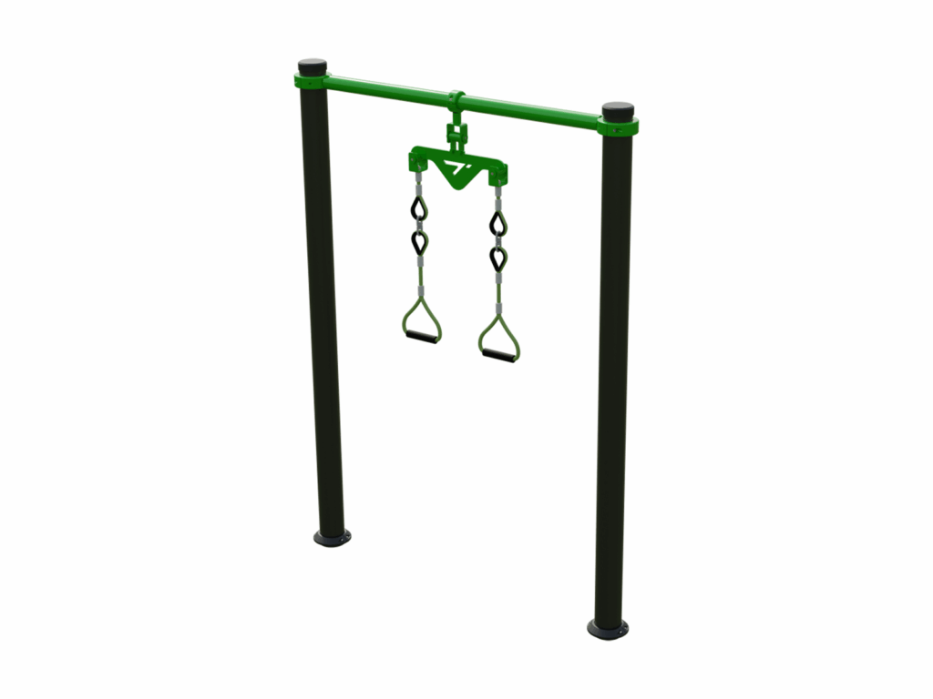 Functional outdoor suspension trainer for strength and flexibility