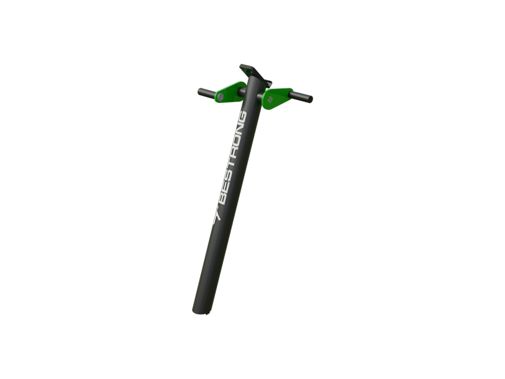 Outdoor hand bike for upper body cardio training