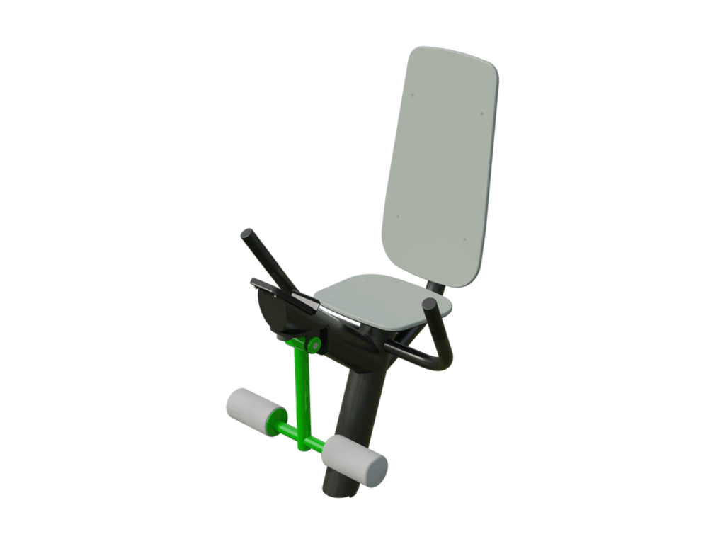 Leg Extension outdoor gym machine by BESTRONG with ergonomic design