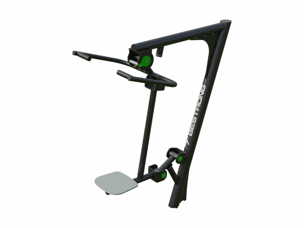 Upper-body workout machine for outdoor fitness – BESTRONG Lateral Pull-down