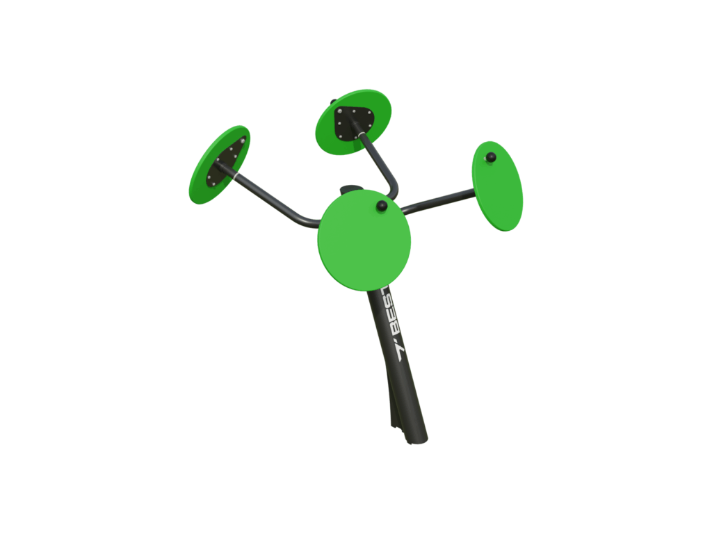 Outdoor Tai Chi Wheel for joint mobility and flexibility training